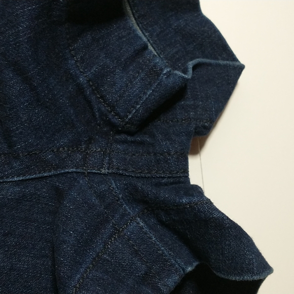 INDUSTRIAL COTTON JEAN SHORTS size 5 Juniors Women's Like New Indigo Blue - Picture 9 of 10